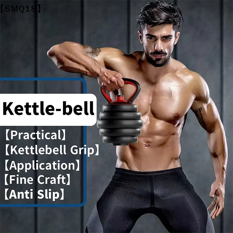 Adjustable Kettlebell Handle For Dumbbells Weight Plates Swing Barbell Ball Weight Kettlebell Handle Home Use And Fitness【SMQ】