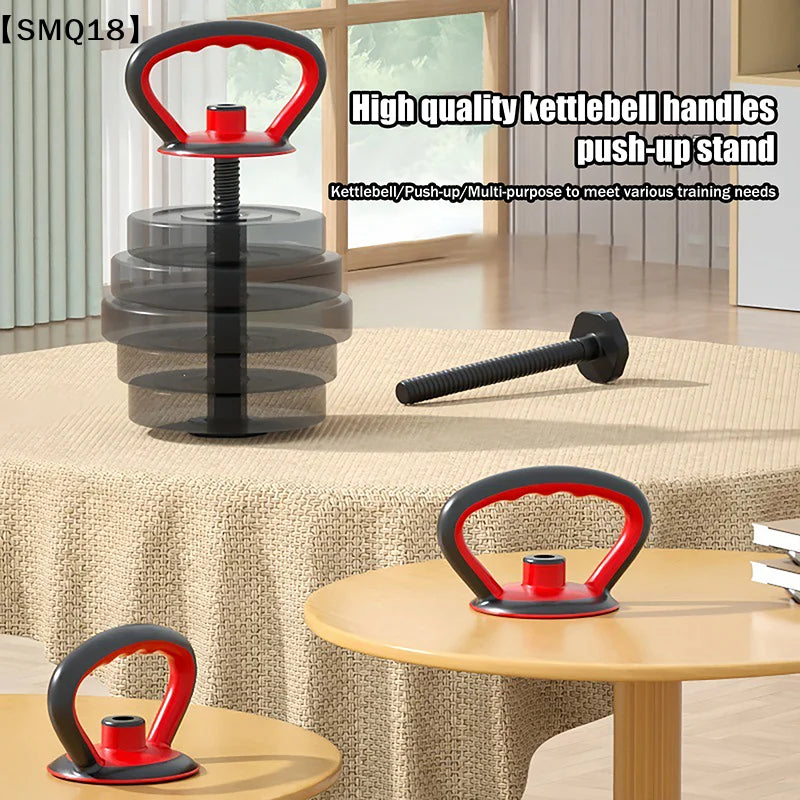 Adjustable Kettlebell Handle For Dumbbells Weight Plates Swing Barbell Ball Weight Kettlebell Handle Home Use And Fitness【SMQ】