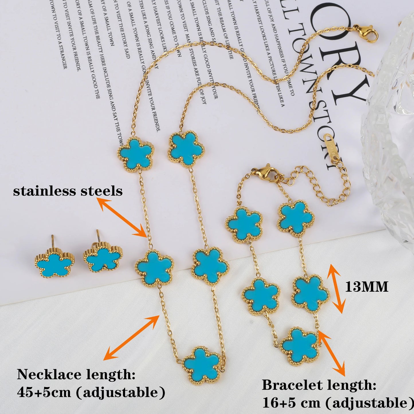 Real 925 Sterling Silver Necklace Earring Sets Women,Classic Wedding Natural Pearl Pendant Sets White Black Grey Gift