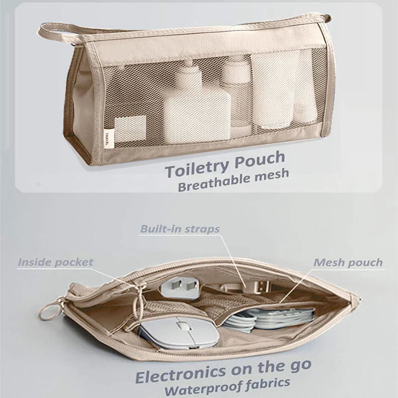 8/9PCS Set Packing Cubes For Travel Waterproof Clothes Underwear Shoes Toiletries Organizer Tidy Pouch Travel Storage Bag
